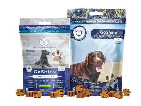 BluePetCo - GoShine Peanut Butter - 30 and 60 chews Pouches with chews