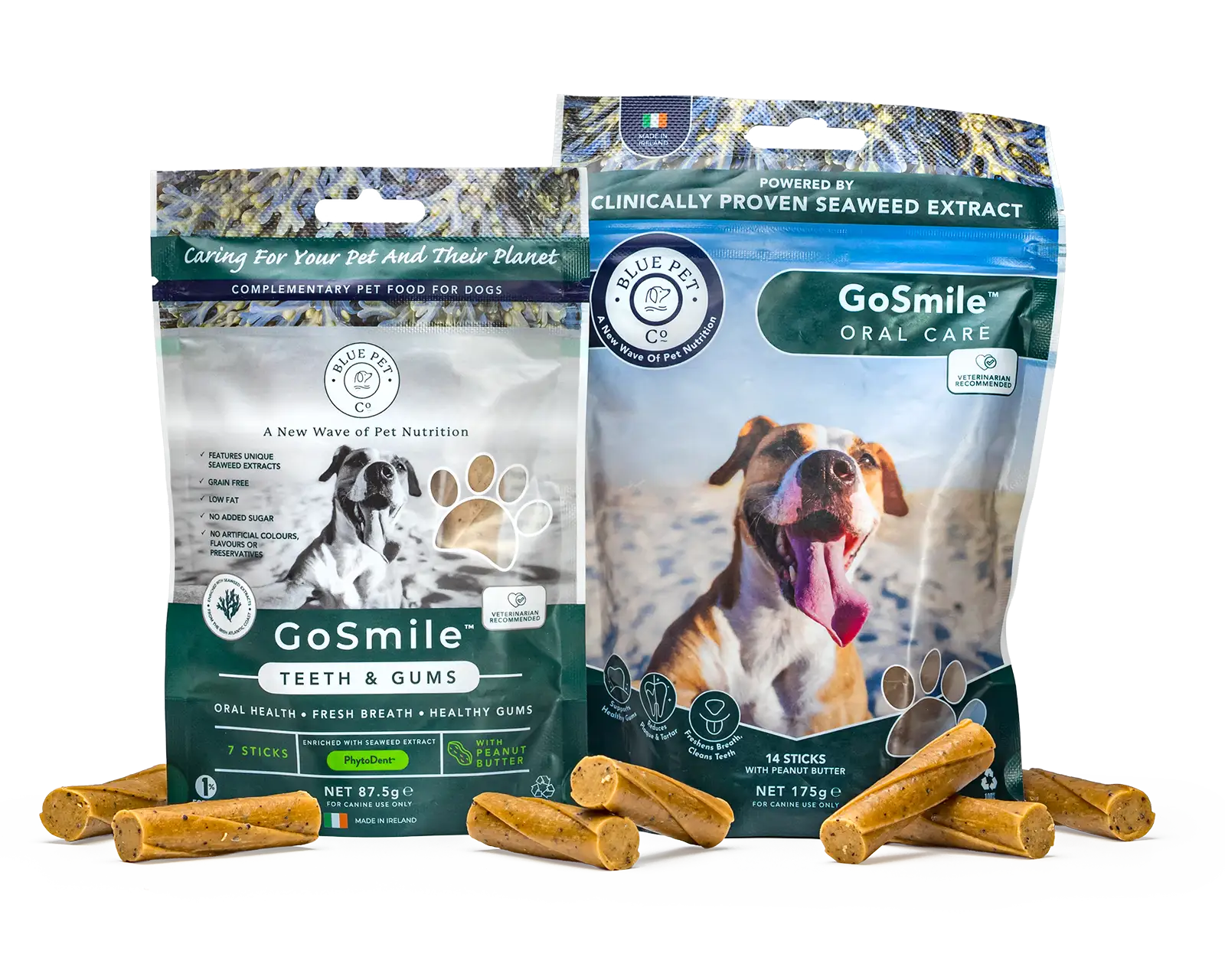 BluePetCo - GoSmile Peanut Butter 14 and7 sticks Pouches with Sticks